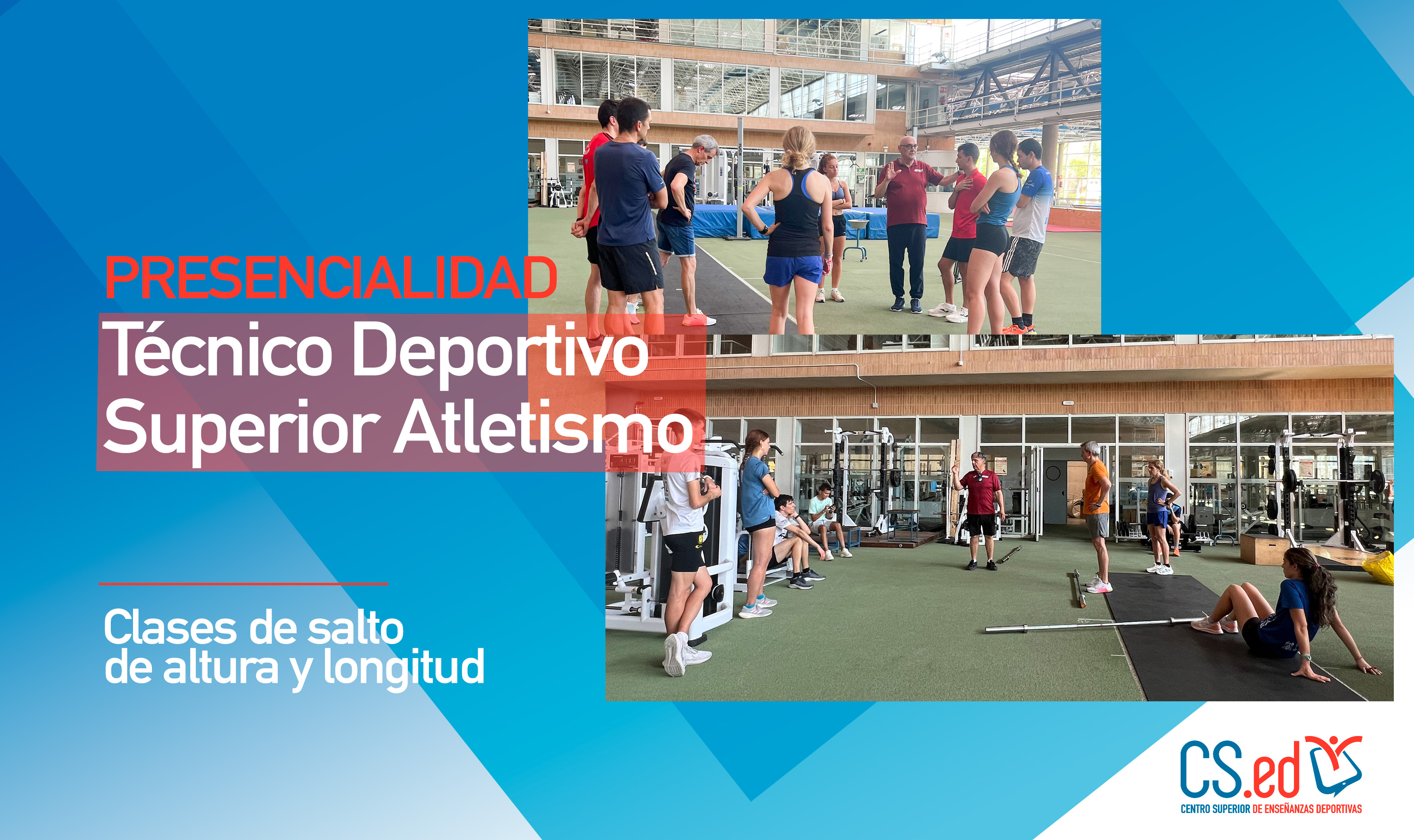 Imágenes de los alumnos de Técnico Deportivo Superior escuchando al profesor